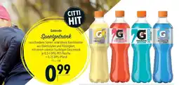 Citti Gatorade Sportgetränk tilbud