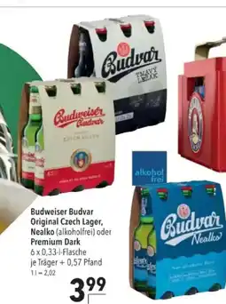 Citti Budweiser Budvar Original Czech Lager, Nealko (alkoholfrei) oder Premium Dark tilbud