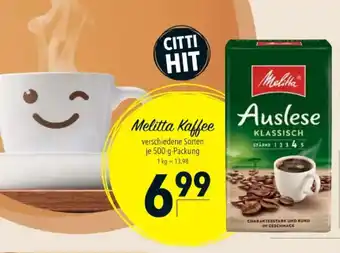 Citti Melitta Kaffee tilbud