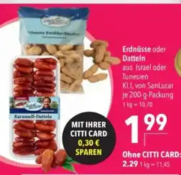Citti Erdnüsse oder Datteln tilbud