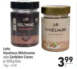 Citti Lotte Haselnuss Milchcreme oder Zartbitter Cream tilbud