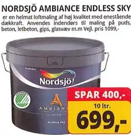 Farveland Nordsjö ambiance endless sky tilbud