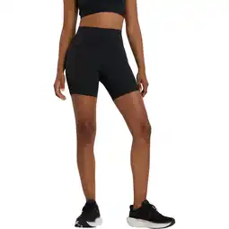 Sport 24 New Balance Sleek Pocket High Rise Korte Løbetights Dame tilbud