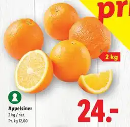 Lidl Appelsiner, DKK 24 tilbud