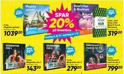 Bilka Spar 20% på Smartbox tilbud