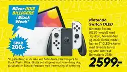 Bilka Nintendo Switch OLED, DKK 2599 tilbud