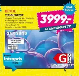 Bilka SAMSUNG TU65U7025F, DKK 3999 tilbud