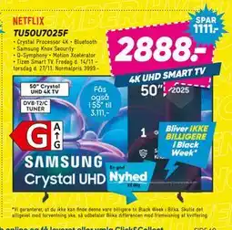 Bilka SAMSUNG TU50U7025F, DKK 2888 tilbud