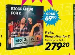 Bilka Biograftur for 2, DKK 279.2 tilbud