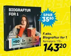 Bilka Biograftur for 1, DKK 143.2 tilbud