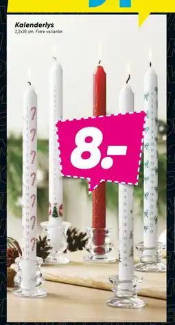 Bilka Kalenderlys, DKK 8 tilbud