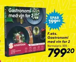 Bilka Gastronomi med vin for 2, DKK 799.2 tilbud