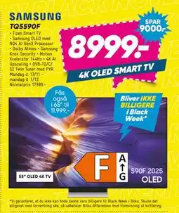 Bilka SAMSUNG TQ5590F, DKK 8999 tilbud