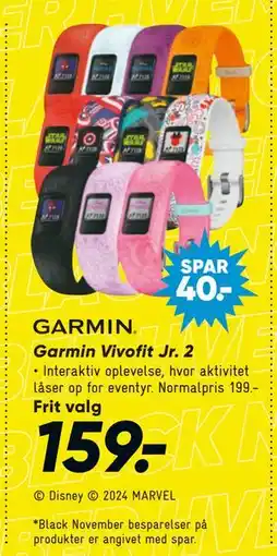 Bilka Garmin Vivofit Jr. 2, DKK 159 tilbud