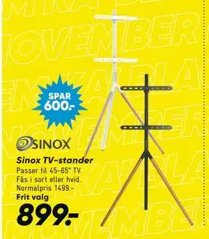 Bilka Sinox TV-stander, DKK 899 tilbud