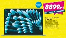 Bilka Apple MacBook Air M4 15” 256 GB, DKK 8899 tilbud