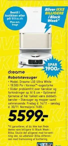 Bilka Robotstøvsuger, DKK 5599 tilbud