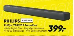 Bilka Philips TAB5109 Soundbar, DKK 399 tilbud