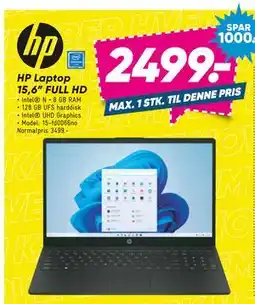 Bilka HP Laptop 15,6” FULL HD, DKK 2499 tilbud