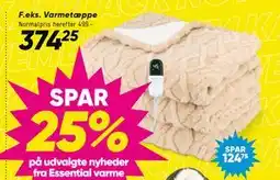 Bilka Varmetæppe, DKK 374.25 tilbud