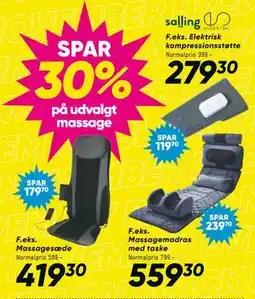 Bilka SPAR 30% på udvalgt massage tilbud