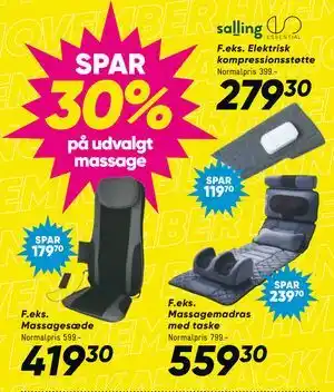 Bilka SPAR 30% på udvalgt massage tilbud