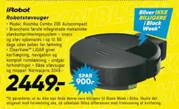 Bilka Robotstøvsuger, DKK 2449 tilbud