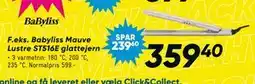 Bilka Babyliss Mauve Lustre ST516E glattejern, DKK 359.4 tilbud