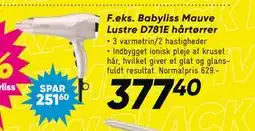 Bilka Babyliss Mauve Lustre D781E hårtørrer, DKK 377.4 tilbud
