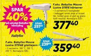 Bilka SPAR 40% på udvalgt Babyliss hårstyling tilbud