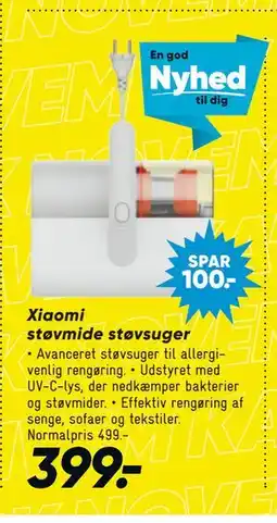 Bilka Xiaomi støvmide støvsuger, DKK 399 tilbud