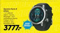 Bilka Garmin Fenix E 47mm, DKK 3777 tilbud