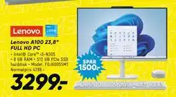 Bilka Lenovo A100 23,8” FULL HD PC, DKK 3299 tilbud