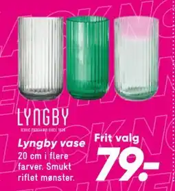 Bilka Lyngby vase, DKK 79 tilbud