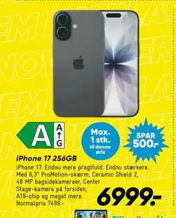 Bilka iPhone 17 256GB, DKK 6999 tilbud