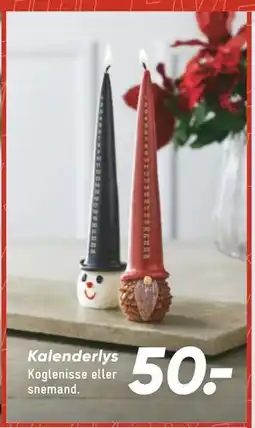 Bilka Kalenderlys, DKK 50 tilbud