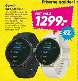 Bilka Garmin Vivoactive 5., DKK 1299 tilbud