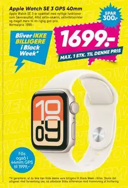 Bilka Apple Watch SE 3 GPS 40mm, DKK 1699 tilbud