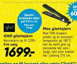 Bilka GHD glattejern, DKK 1699 tilbud