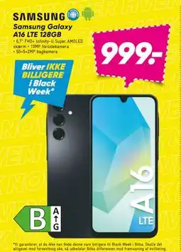 Bilka Samsung Galaxy A16 LTE 128GB, DKK 999 tilbud