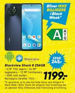 Bilka Blackview Shark 8 256GB, DKK 1199 tilbud