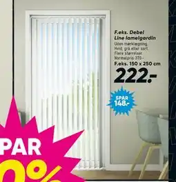 Bilka Debel Line lamelgardin, DKK 222 tilbud
