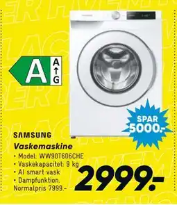 Bilka Vaskemaskine, DKK 2999 tilbud