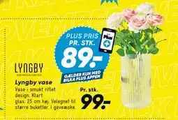 Bilka Lyngby vase, DKK 99, App-pris tilbud