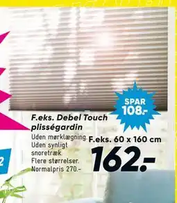 Bilka Debel Touch plisségardin, DKK 162 tilbud