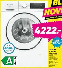 Bilka Vaskemaskine, DKK 4222 tilbud