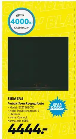 Bilka Induktionskogeplade, DKK 4444 tilbud
