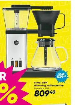 Bilka OBH Blooming kaffemaskine, DKK 809.4 tilbud