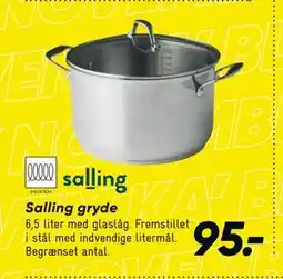 Bilka Salling gryde, DKK 95 tilbud