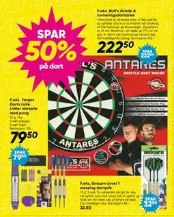 Bilka Spar 50% på dart tilbud